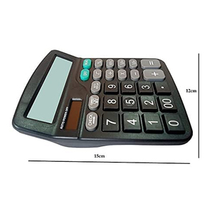 Promotion : Calculatrice solaire électrique à 12 chiffres, personnalisable avec logo, pour le bureau – Accessoire de papeterie économique très demandé - Product Image 3