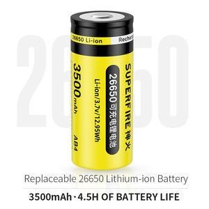 USB Rechargeable LED Flashlight <strong>Torch</strong> 220M Long Range with 26650 3500mAh Aluminum Alloy Body Waterproof for Outdoor Camping - Product Image 6