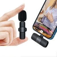 K9 Typ-C Kabelloses Lavalier-Mikrofon mit Automatischer Kopplung, Plug-and-Play, Geräuschunterdrückung für Vlogging, Live-Streaming und Interviews