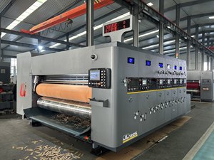 Nouvelle machine de découpe et de rainurage entièrement automatique à grande vitesse 2/3/4 couleurs pour l'impression de cartons ondulés et la fabrication de boîtes en carton <span class=keywords><strong>5</strong></span> - Product Image 5