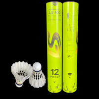 Lingshang LS400 A+ Grade Plumes de canard de qualité professionnelle, niveau tournoi, 3 couches, badminton, vente en gros en Chine, OEM