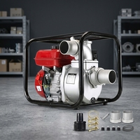 Pompe à eau auto-amorçante à essence pour l'irrigation agricole de 4 pouces, 7,5 CV, moteur à essence pour machines agricoles