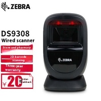 Zebra DS9308 Escáner de Documentos con Cable USB de Alta Velocidad Cajero de Supermercado Plataforma de Escaneo de Códigos QR para Pagar al Por Menor Eficiente