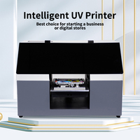 Machine d'impression UV industrielle multicolore de petite taille pour autocollants, vinyle et métal, pour coques de téléphone et bois - REDEEE CH03 A5, contrôle par application, en stock
