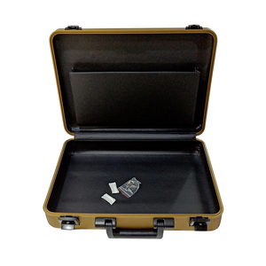 Tùy Chỉnh Cứng Di Động Nhôm Kim Loại Kinh Doanh Máy Tính Xách Tay Vali Mang Trường Hợp Hộp Khuôn - Product Image 6