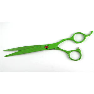 Tijeras Verdes para Peluquería Canina de 7 Pulgadas, Modelo HS de Acero Inoxidable para Cortar el Pelo de Perros, Diseño Conveniente - Product Image 3
