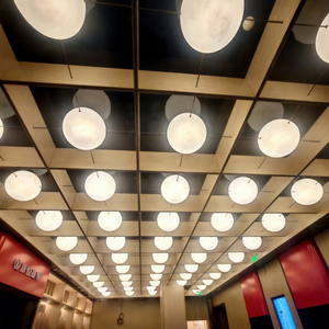 Candelabro de resina artesanal <span class=keywords><strong>para</strong></span> vestíbulo de Grand Hotel, lámpara colgante de suspensión opulenta <span class=keywords><strong>para</strong></span> Boutique, espacios públicos, elemento arquitectónico - Product Image 3