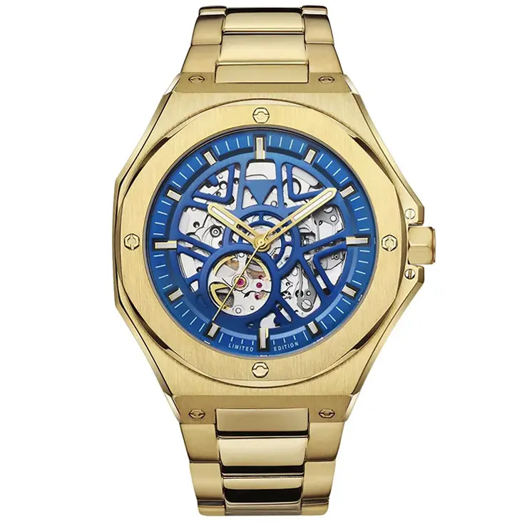 Reloj de pulsera automático para hombre, de lujo, mecánico, con logotipo chino