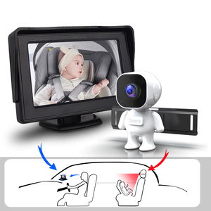 กล้องติดรถยนต์สำหรับดูเด็กทารกในที่นั่งด้านหลัง พร้อมระบบมองเห็นในเวลากลางคืน หน้าจอ HD ขนาด 4.3 นิ้ว สำหรับเด็กวัยหัดเดิน รุ่น YB-BC-43 - Product Image 1