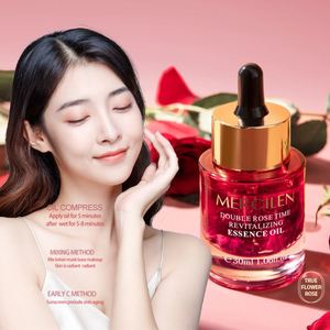 Etichetta privata 30ml di olio di Rose viso a base di erbe vegane Anti-invecchiamento siero sbiancante olio di rosa squalano rassodante pelle Anti-rughe - Product Image 1