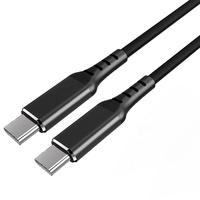 1M 3.3FT 20V 3A 60W Nylon tressé Câble de données de charge rapide USB Type C à USB Type C PD Câble de charge