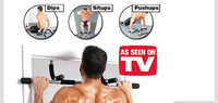 Tige de traction de porte barre horizontale porte cadre pull-ups redressements assis pousser mur maison équipement de gymnastique multifonction exercice fitness équipement