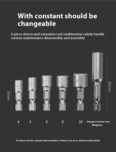 Juego de destornilladores de mano multifunción OEM personalizados MSD para el hogar, adaptador de broca hexagonal, funda de enchufe, embalaje de estuche rígido de 3 años - Product Image 5
