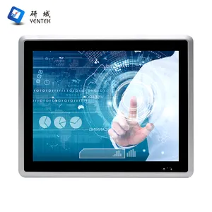 Yentek 12.1 Inch Lcd Waterdichte Industriële Touch Screen Pc Dual Lan 2 Com All-In-Een Computer Fanless Industriële Paneel Pc