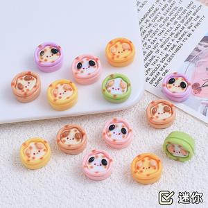 มินิชชาช่าเอ้กทาร์ต ของเล่นอาหารการ์ตูน อุปกรณ์ตกแต่งเครื่องประดับ DIY กาวครีมเรซิ่น อุปกรณ์ตกแต่งขนาดเล็ก กิ๊บติดผม วัสดุทำมือ - Product Image 2