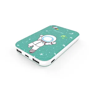 Doolike Offre Spéciale mobile banque de puissance mini mignon avec 10000mah double interface de sortie li-polymère banque de puissance mobile