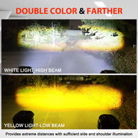 Projecteur 5D personnalisé à LED, éclairage auxiliaire de conduite, tout-terrain 4x4, cube LED, phare antibrouillard tout-terrain, pods LED de 3 pouces