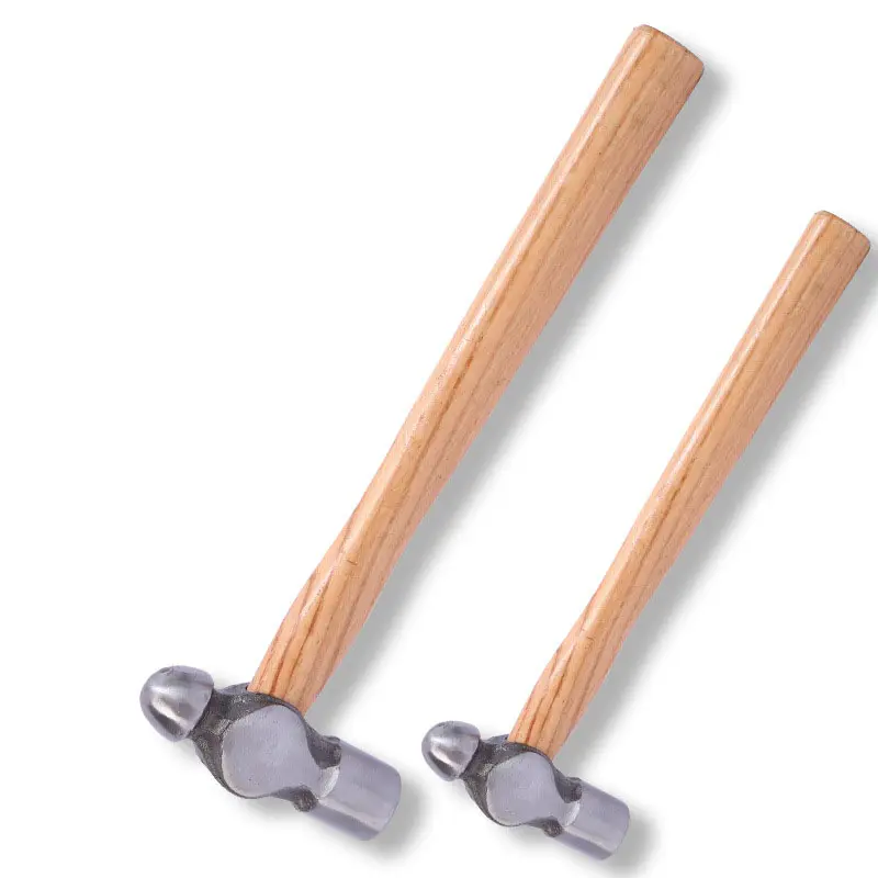 Marteau multifonctionnel à manche en bois à tête ronde, taille personnalisée, marteau en bois de pin à tête ronde de 3lb