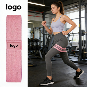 Anelli Elastici in Tessuto di Poliestere Anti-attrito, Ecologici e Durevoli per Allenamento Indoor, per Muscoli Glutei e Fianchi - Product Image 1