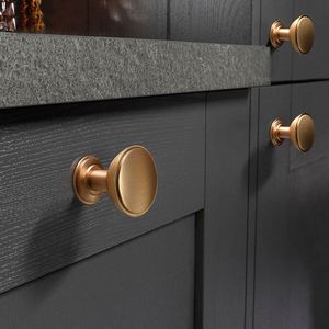 WEKIS Zinc European Luxury Nordic Style Antiqued Brushed <b>Gold</b> Cabinet Handles for Bedroom Hotel Kitchen Cabinets Drawers - Product Image 5