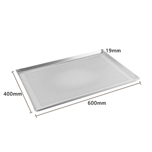 Bandeja de Horno Rectangular Personalizada Hecha a Mano de Lámina Metálica Antiadherente o Lisa de Aluminio 60 X 40 - Product Image 5