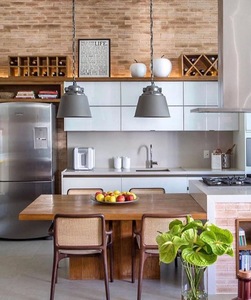 Campione gratuito mobili per la casa moderna cucina estensibile in <span class=keywords><strong>legno</strong></span> da pranzo Bar bancone isola <span class=keywords><strong>tavolo</strong></span> con armadio di stoccaggio - Product Image 4