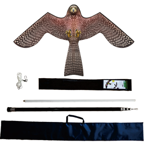 Cerf-volant effrayant en forme d'oiseau animal anti-pigeon, faucon, aigle, fabriqué à Weifang, avec mât de 4 m ou 6 m - Product Image 3