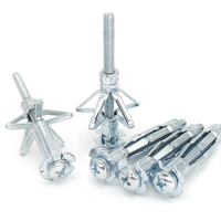 M4 M5 M6 M8 Boulon d'expansion en métal Ancrages pour cloisons sèches Plaque de plâtre Fixation murale Bouchon creux Vis en métal