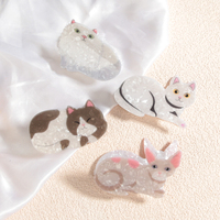 Cadeau commémoratif tendance, pinces à cheveux amusantes en forme d'animaux, barrettes, épingles à cheveux, accessoires pour cheveux à thème animal mignon
