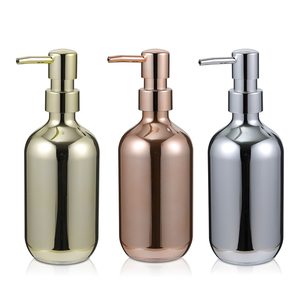 Confezione Cosmetica Ricaricabile di Lusso, Colorata, Oro Rosa, in PET, Contenitore Vuoto per <span class=keywords><strong>Sapone</strong></span> <span class=keywords><strong>Liquido</strong></span> - Product Image 1