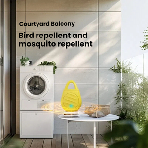Répulsif à ultrasons transfrontalier rechargeable pour oiseaux, protecteur de balcon domestique, dissuasif électronique extérieur <span class=keywords><strong>anti</strong></span>-pigeons - Product Image 2