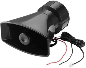 Haut-parleur de moto à cinq tons Sirène sans fil 12V Réglage du volume Enregistrement Sirène Klaxon - Product Image 2