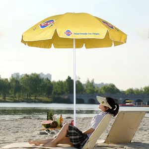 Venta al por mayor de sombrillas de diseño moderno al aire libre para patio, jardín, playa, Parque-sombrilla promocional para muebles de exterior - Product Image 1