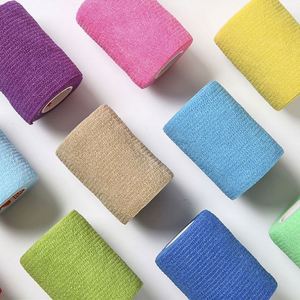 Compresse souple <span class=keywords><strong>auto</strong></span>-adhésive <span class=keywords><strong>de</strong></span> qualité et <span class=keywords><strong>bandage</strong></span> élastique <span class=keywords><strong>de</strong></span> protection et <span class=keywords><strong>de</strong></span> soutien des articulations - Product Image 2