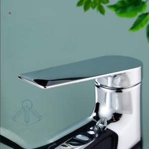 Loodvrije Badkamerkraan Enkel Gat Wastafel Met Enkele Steel Mengkraan Keramiek Voor Wastafel - Product Image 5