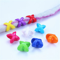 Perles colorées en plastique à gros trous, à remontée rapide, pour dreadlocks, bijoux capillaires, perles intercalaires pour tresses, perruques et accessoires capillaires DIY