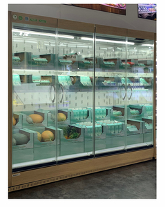 Refroidisseur à rideau d'air vertical avec <span class=keywords><strong>hauteur</strong></span> frontale ultra-basse, grande capacité de stockage et dimensions personnalisables, idéal pour les supermarchés - Product Image 6