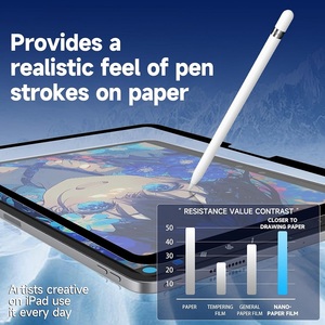 Có thể tháo rời & tái sử dụng vẽ Nano Giấy Phim cho <span class=keywords><strong>iPad</strong></span> Pro 11 2024 máy tính bảng paperfeel bảo vệ màn hình cho <span class=keywords><strong>iPad</strong></span> không khí 11 inch - Product Image 3