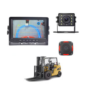 Cámara de seguridad para montacargas AI, clasificación IP69K, detección de vehículos peatonales, alarma de voz de advertencia extendida, compatibilidad con Monitor Central - Product Image 2