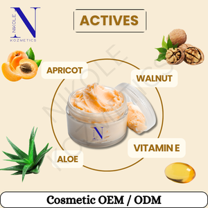 Gommage visage à l'abricot, nettoyant exfoliant doux pour le visage, extraits naturels, usage quotidien, peau lisse, douce et éclatante - Product Image 2