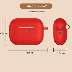 Airpods 1/2/<span class=keywords><strong>3</strong></span>/4/Pro/Pro2/Pro3 Kulaklık Aksesuarları için Silikon Koruyucu Kılıf - Product Image 5