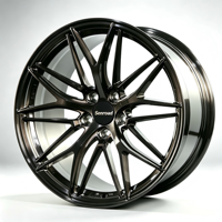 Jantes forgées multi-rayons SRD Gloss Dark de 15 à 30 pouces, 5x112 5x114.3 en alliage pour voitures sport européennes JDM, Peugeot, Subaru