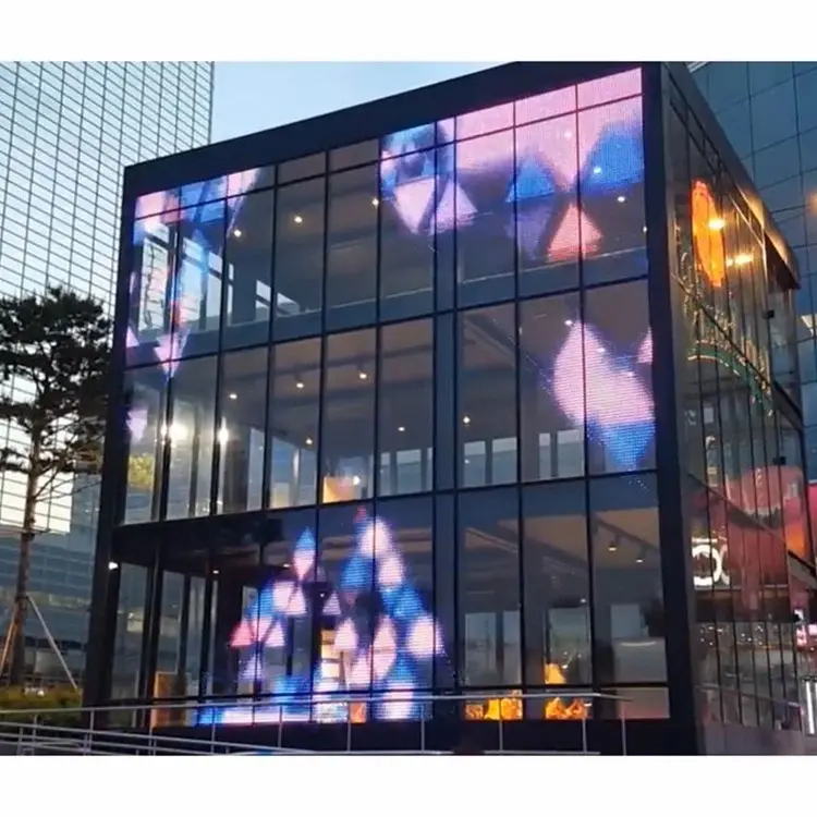 3d Led Transparent Advertising Display Screen Technology Indoor and Outdoor p2.9 p3.91 p4.81 Prices Storefront Window Display