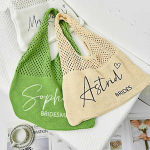 Bolsos <span class=keywords><strong>de</strong></span> Mano Tejidos a Mano, Personalizados, con Diseño <span class=keywords><strong>de</strong></span> Flores <span class=keywords><strong>de</strong></span> Ganchillo, para <span class=keywords><strong>la</strong></span> <span class=keywords><strong>Playa</strong></span>, Viajes o Artículos <span class=keywords><strong>de</strong></span> Aseo - Product Image 5