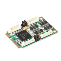 Carte série Mini PCIe RS232 4 ports, chipset EXAR XR17V354, module d'extension COM DB9 15KV ESD -40-85C, pour IPC industriel, POS, Win, Linux