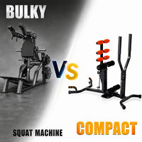 Máquina de Sentadillas Wonder Squat para Ahorrar Espacio, Equipo de Fitness para Entrenamiento de Glúteos y Parte Inferior del Cuerpo en Casa