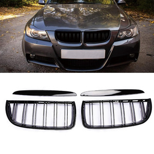 Parrilla Delantera Negra de Plástico ABS para BMW E90 E91, para Modelos 2005-2008, Mejora de Diseño - Product Image 1