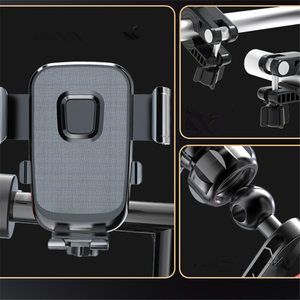 Soporte Universal para Teléfono de Motocicleta con Rotación de 360 Grados °   Soporte de Teléfono para Bicicleta con Agarre de Silicona Antivibración y Rotación para Manillar - Product Image 3