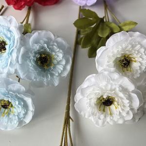 Decoración para el Hogar, Flor de Rosa Artificial, Tela de Seda, Flor Artificial para Bodas y Fiestas - Product Image 2