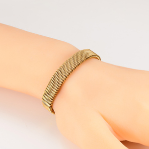 <span class=keywords><strong>Bracelet</strong></span> tendance en <span class=keywords><strong>maille</strong></span> pour homme, en acier inoxydable 316L, avec breloques, 7 fleurs, bijoux personnalisés, nouvelles couleurs mélangées arc-en-ciel, marron, bleu, <span class=keywords><strong>or</strong></span>, printemps - Product Image 2